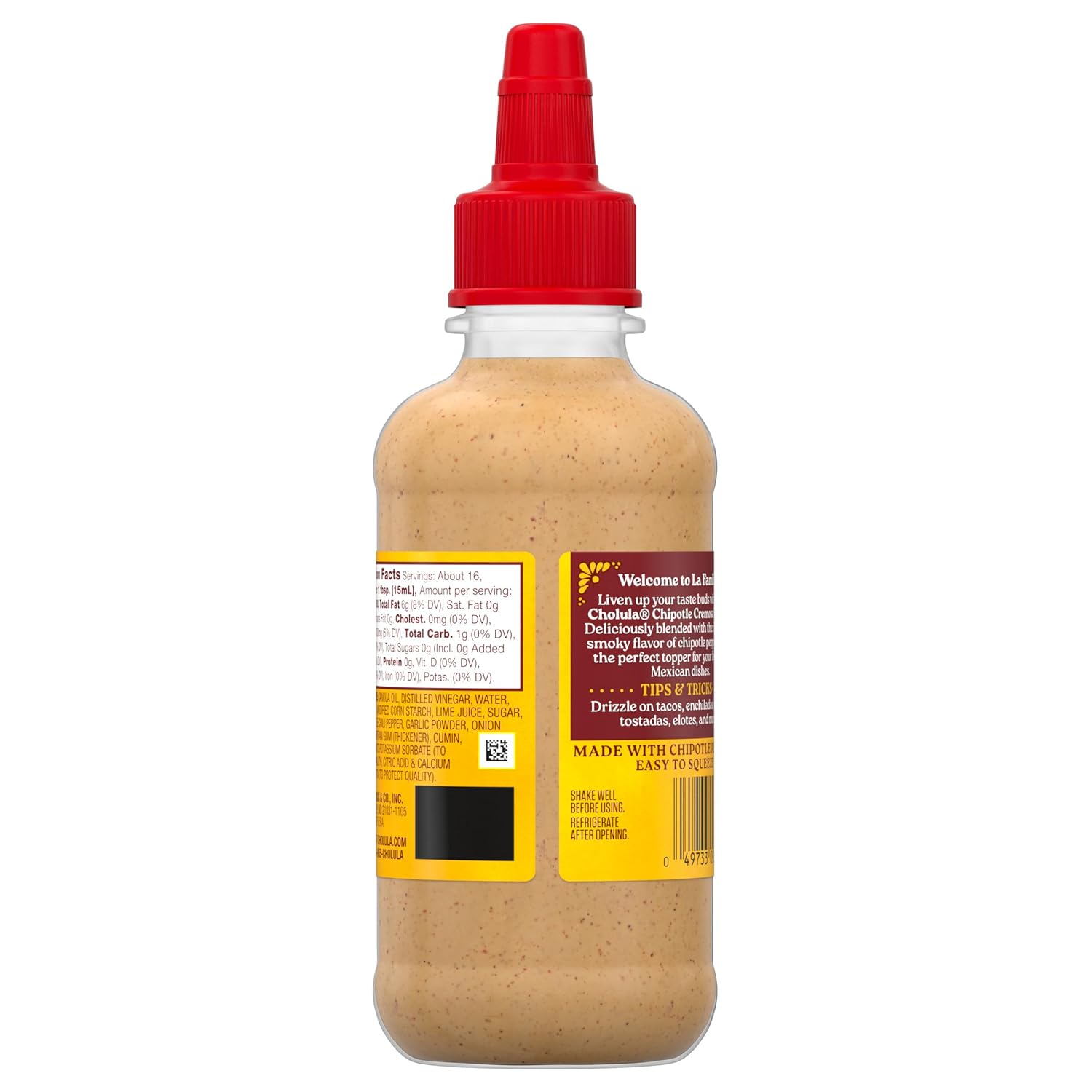 Cholula Chipotle Cremosa Sauce – Less-is-More Flavor System for First Apartment and Starter Kitchens, 8 fl oz