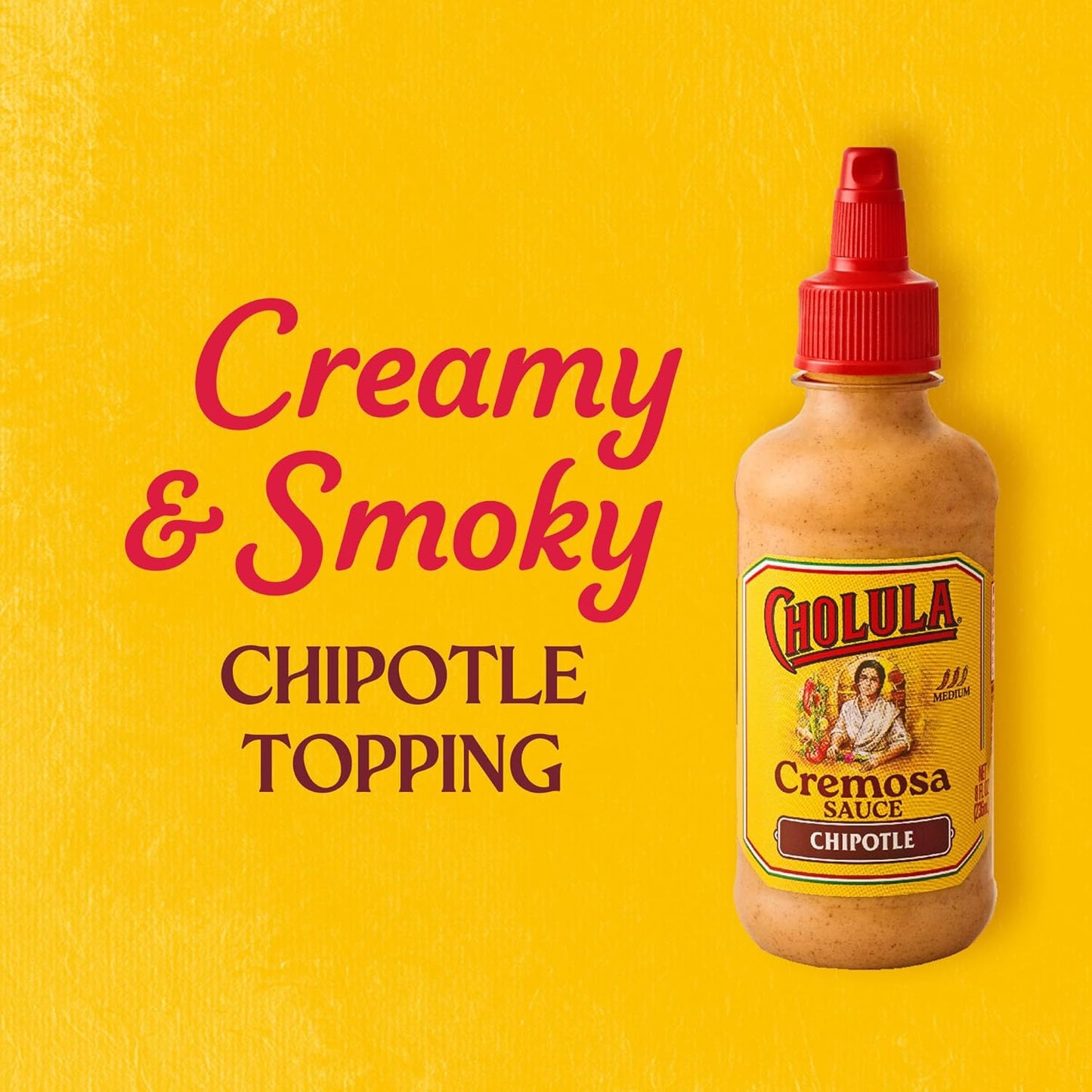 Cholula Chipotle Cremosa Sauce – Less-is-More Flavor System for First Apartment and Starter Kitchens, 8 fl oz