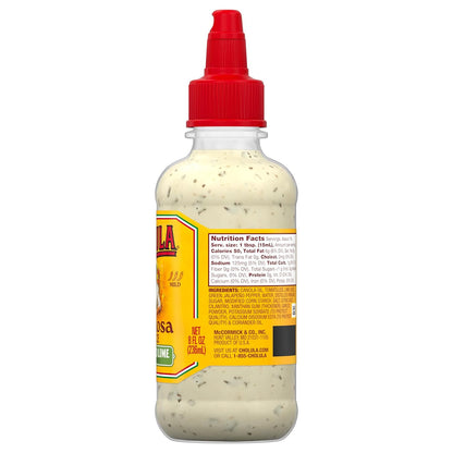 Cholula Cilantro Lime Cremosa Sauce – Bright Flavor Finisher for Sheet-Pan Veggies, Fish Tacos & Egg White Bowls, 8 oz
