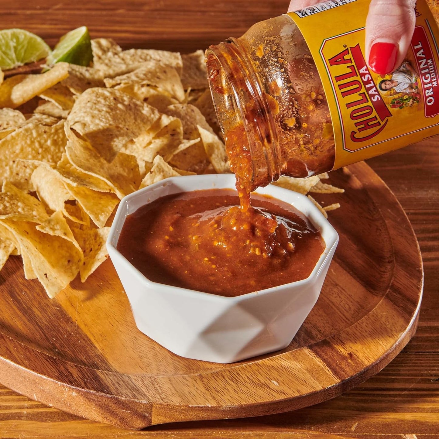 Cholula Original Salsa Medium 12 oz – Travel-Friendly Mexican Condiment for Road Trips and Cookouts