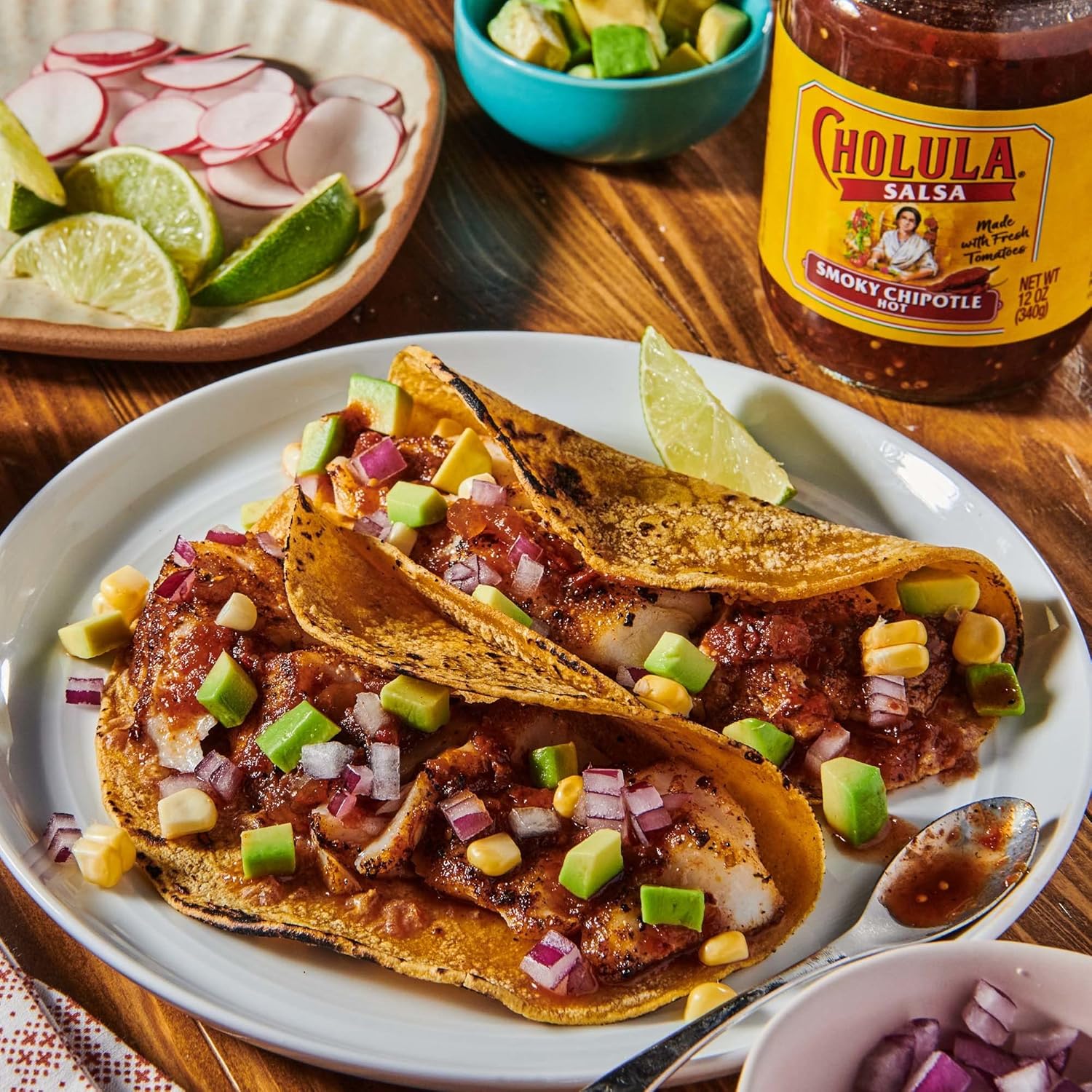 Cholula Smoky Chipotle Salsa (Hot), 12 oz – Thoughtful Birthday Gift for Mom Who Loves Mexican Food