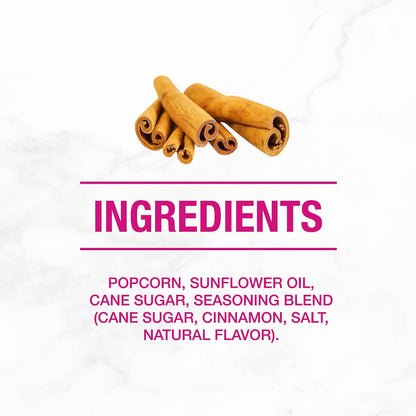 Angie's BOOMCHICKAPOP Cinnamon Churro Popcorn – Whole-Grain Popcorn for a Balanced Break