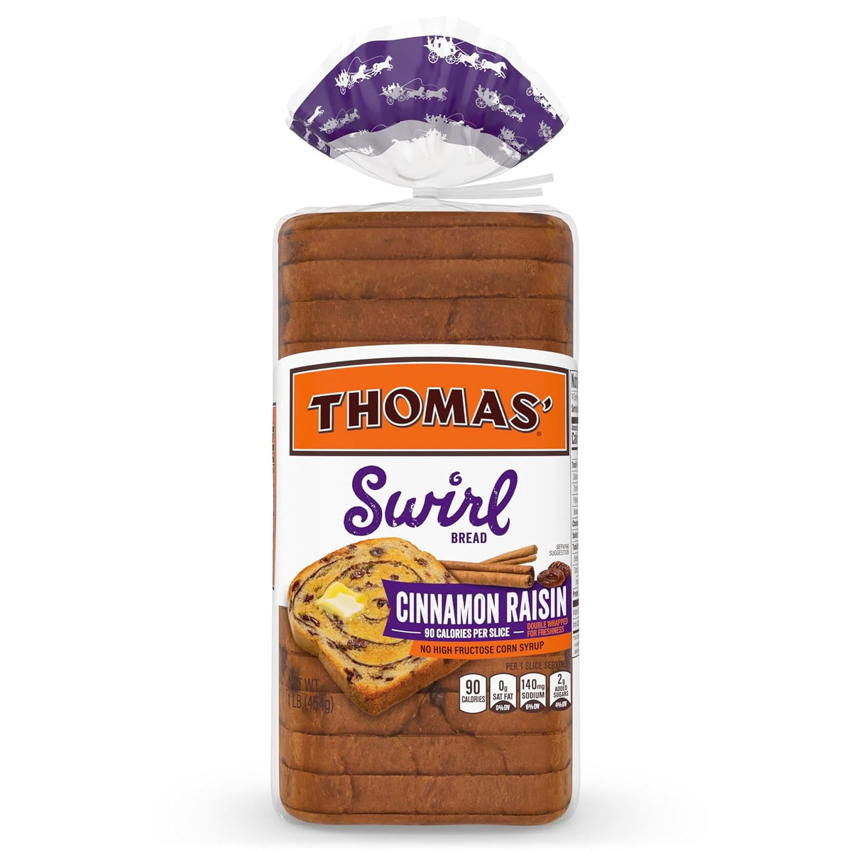 Thomas' Cinnamon Raisin Swirl Bread – Nourishing Raisin Toast for Daily Wind-Down Meals