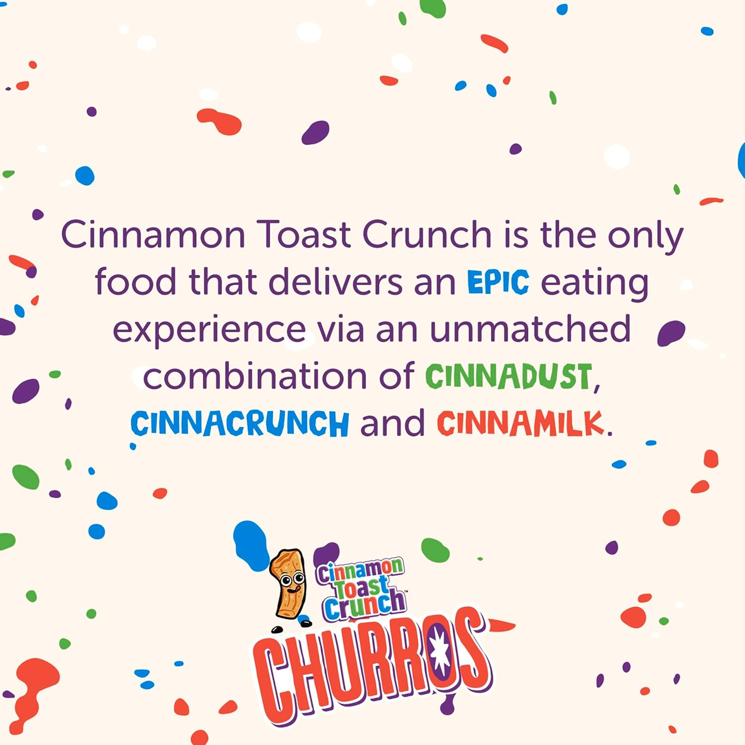 Cinnamon Toast Crunch Cereal – Late-Night Study Snack for College Students, 32 oz Resealable Bag