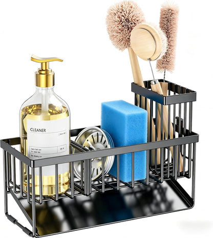 Cisily Self-Draining Sink Organizer – Intentional Kitchen Design, Less-Is-More Sponge Storage
