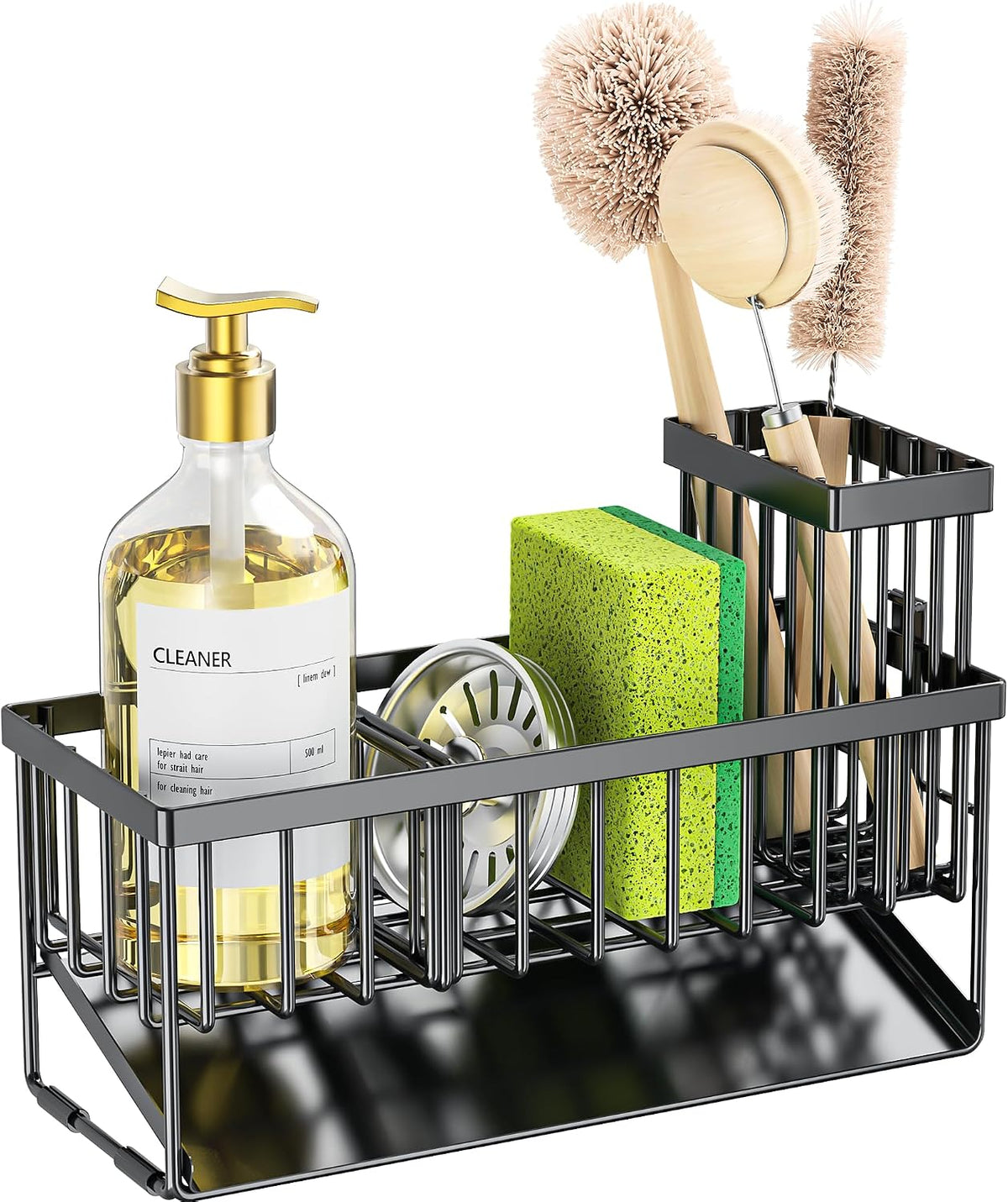 Cisily Self-Draining Sink Organizer – Intentional Kitchen Design, Less-Is-More Sponge Storage