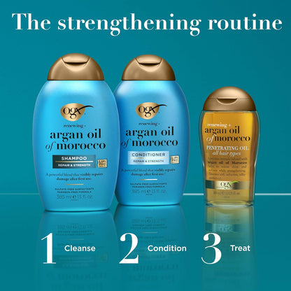 citrus-fresh, floral-green, and woody scent profile for a sensory hair-care ritual