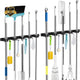 5 Racks & 4 Hooks (Black) - 2 Pack