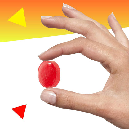 classic disc shape suitable for candy dish presentation