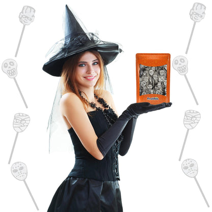 classic halloween color palette (orange, white, black) matching seasonal aesthetics