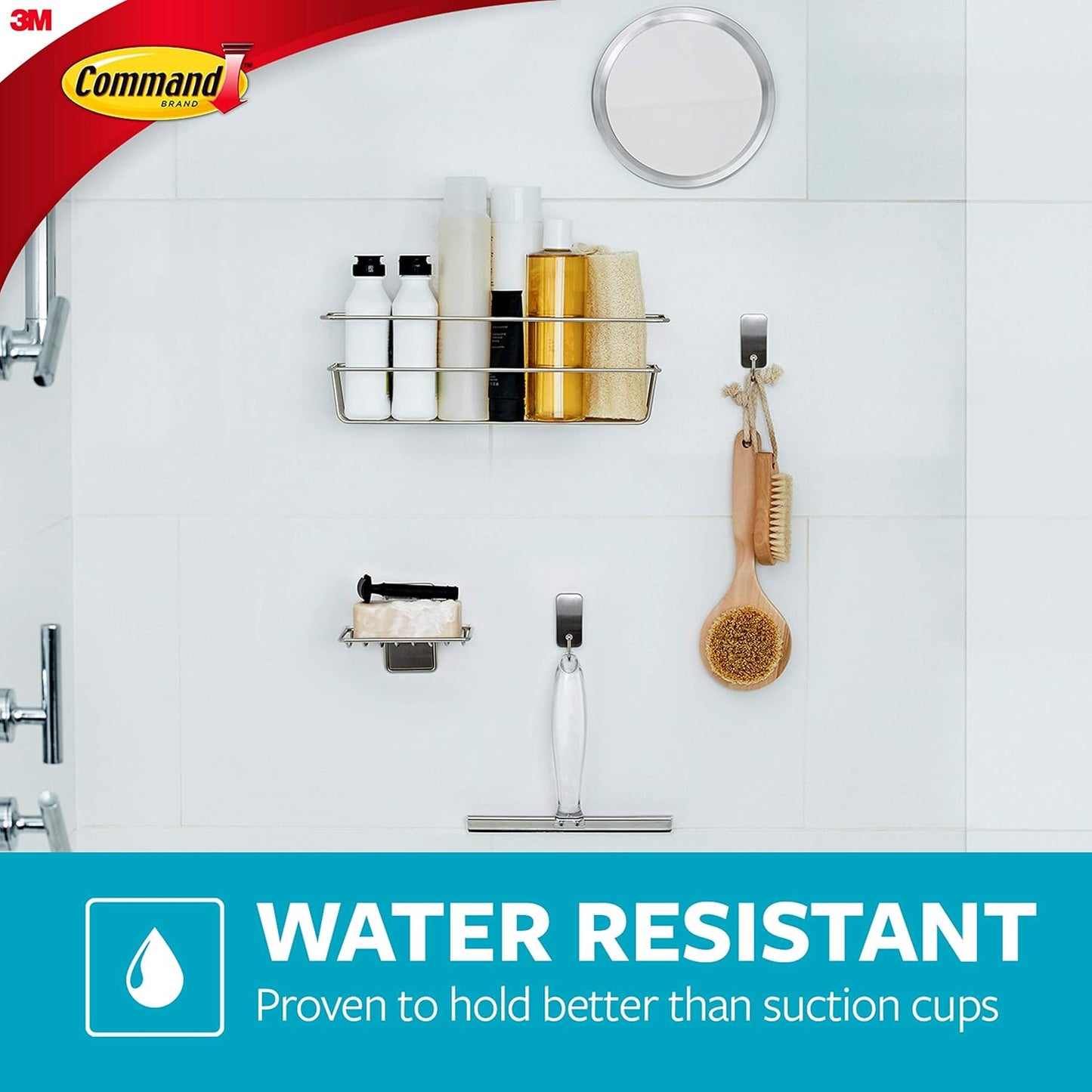 clean removal from glass, mirror, tile, fiberglass, wood, and painted surfaces