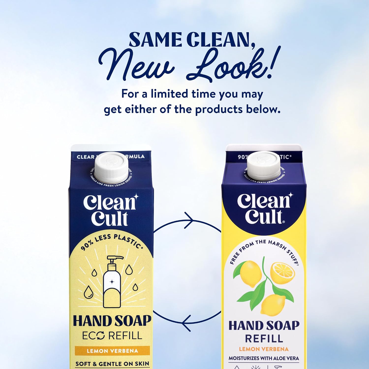 Cleancult Eco Hand Soap Refill for Uncluttered Counters, Bulk Format That Reduces Visual Noise and Plastic