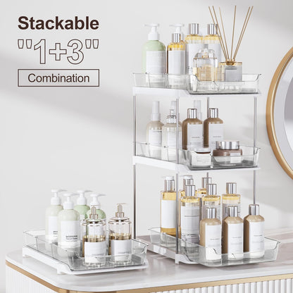 clear acrylic panels for at-a-glance content visibility