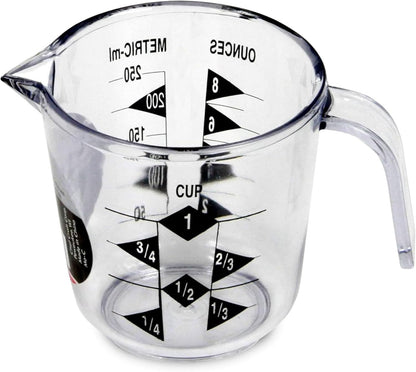 clear durable plastic body that resists breaking on impact