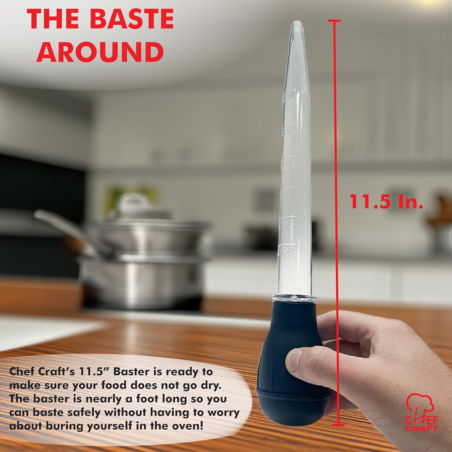 clear plastic tube for full visibility of contents