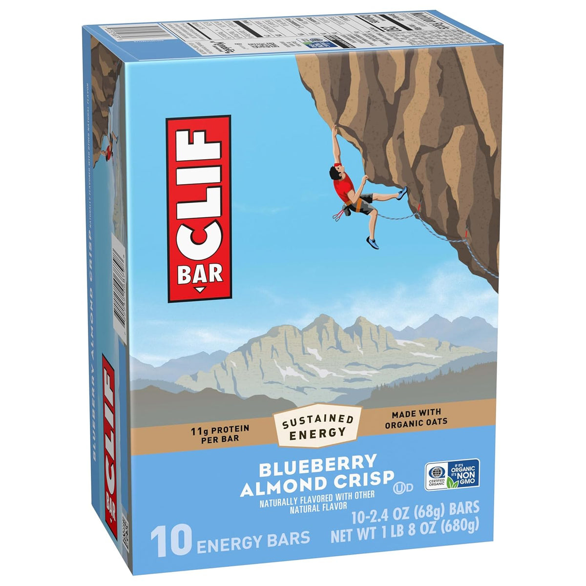 CLIF BAR Plant-Based Energy Bars – Non-GMO Snack for Clean-Eating Enthusiasts and Active Adults