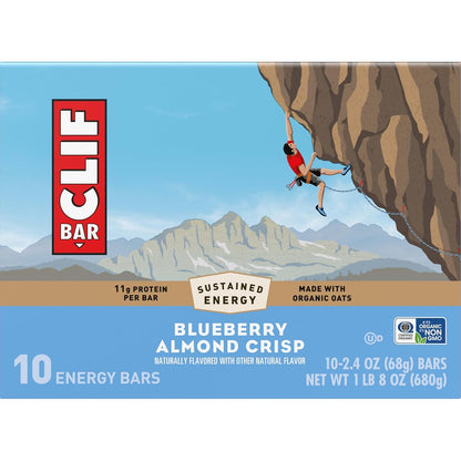 CLIF BAR Plant-Based Energy Bars – Non-GMO Snack for Clean-Eating Enthusiasts and Active Adults