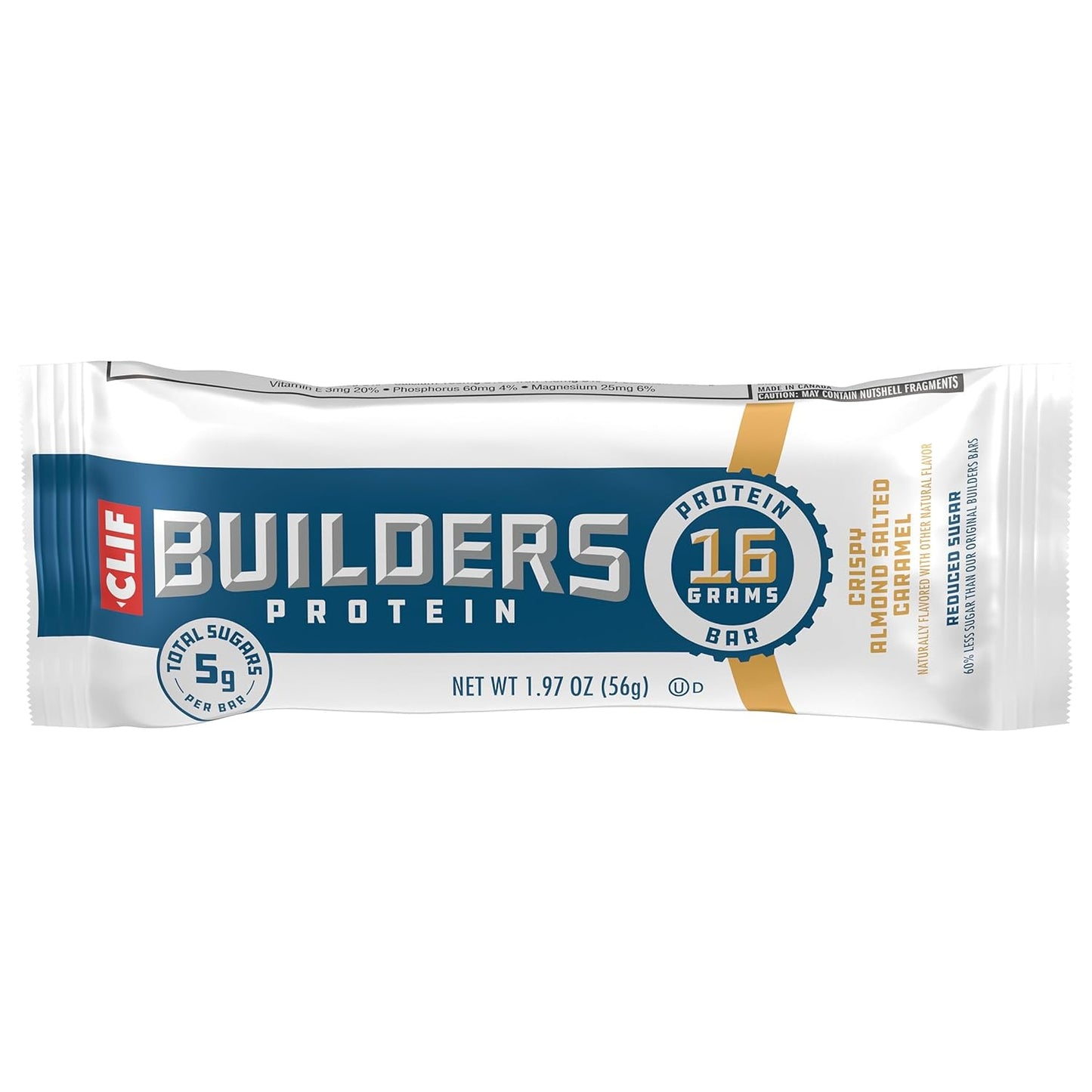 CLIF BUILDERS Protein Bar Bundle - Encouraging Peanut Butter Chocolate Gift for New Gym Members and Wellness Beginners