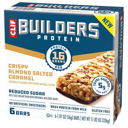 CLIF BUILDERS Protein Bar Bundle - Encouraging Peanut Butter Chocolate Gift for New Gym Members and Wellness Beginners