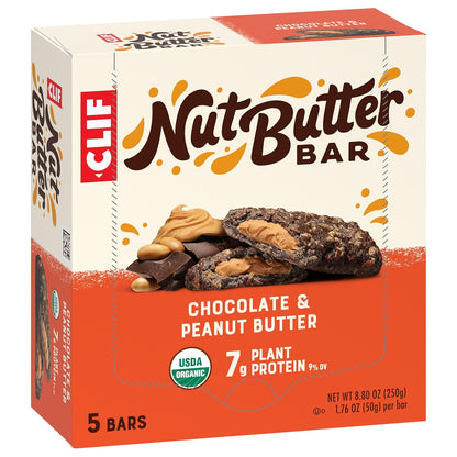 CLIF Nut Butter Bar – Non-GMO Snack Bar for Family Pantry and Kids Backpack Stash