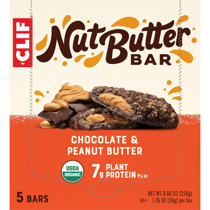 CLIF Nut Butter Bar – Non-GMO Snack Bar for Family Pantry and Kids Backpack Stash