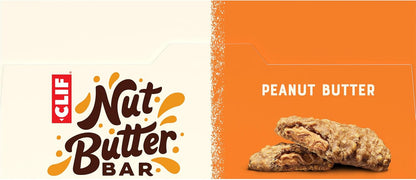CLIF Nut Butter Bar Peanut Butter – Pre-Practice Fuel for Youth Sports, 5-Pack