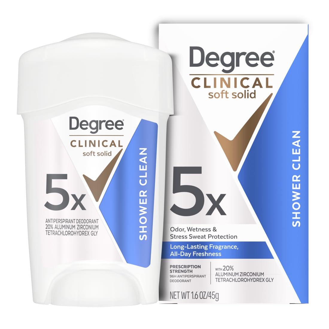 clinical/prescription-strength antiperspirant formula