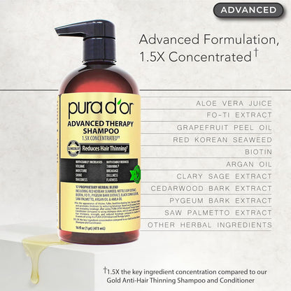 clinically tested for reducing appearance of thinning and increasing hair strength