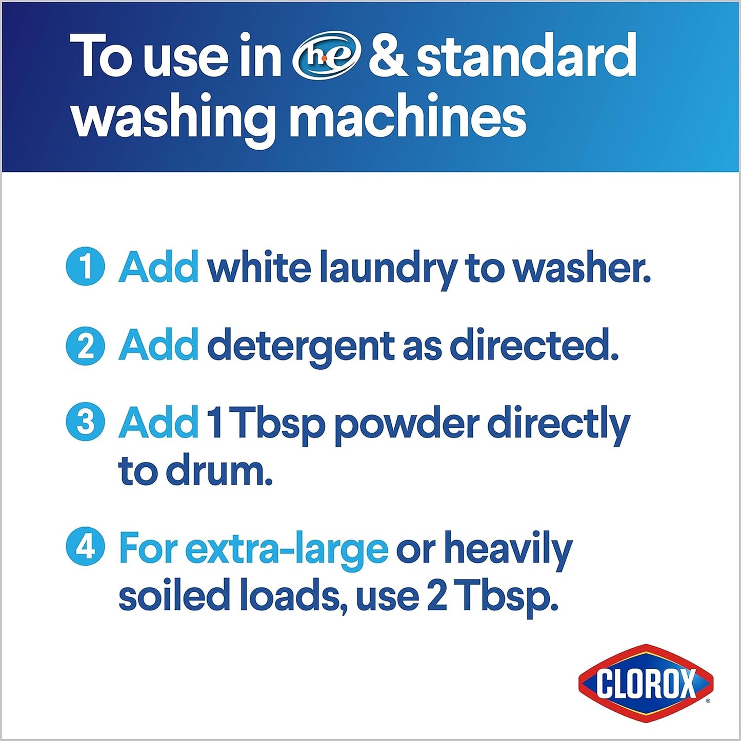 Clorox Bleach Powder – Zero-Splash Cleaner for Bathrooms, Easy to Store