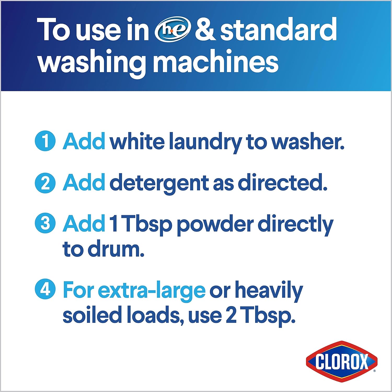 Clorox Bleach Powder – Zero-Splash Cleaner for Bathrooms, Easy to Store
