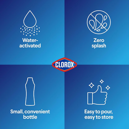 Clorox Bleach Powder – Zero-Splash Cleaner for Bathrooms, Easy to Store