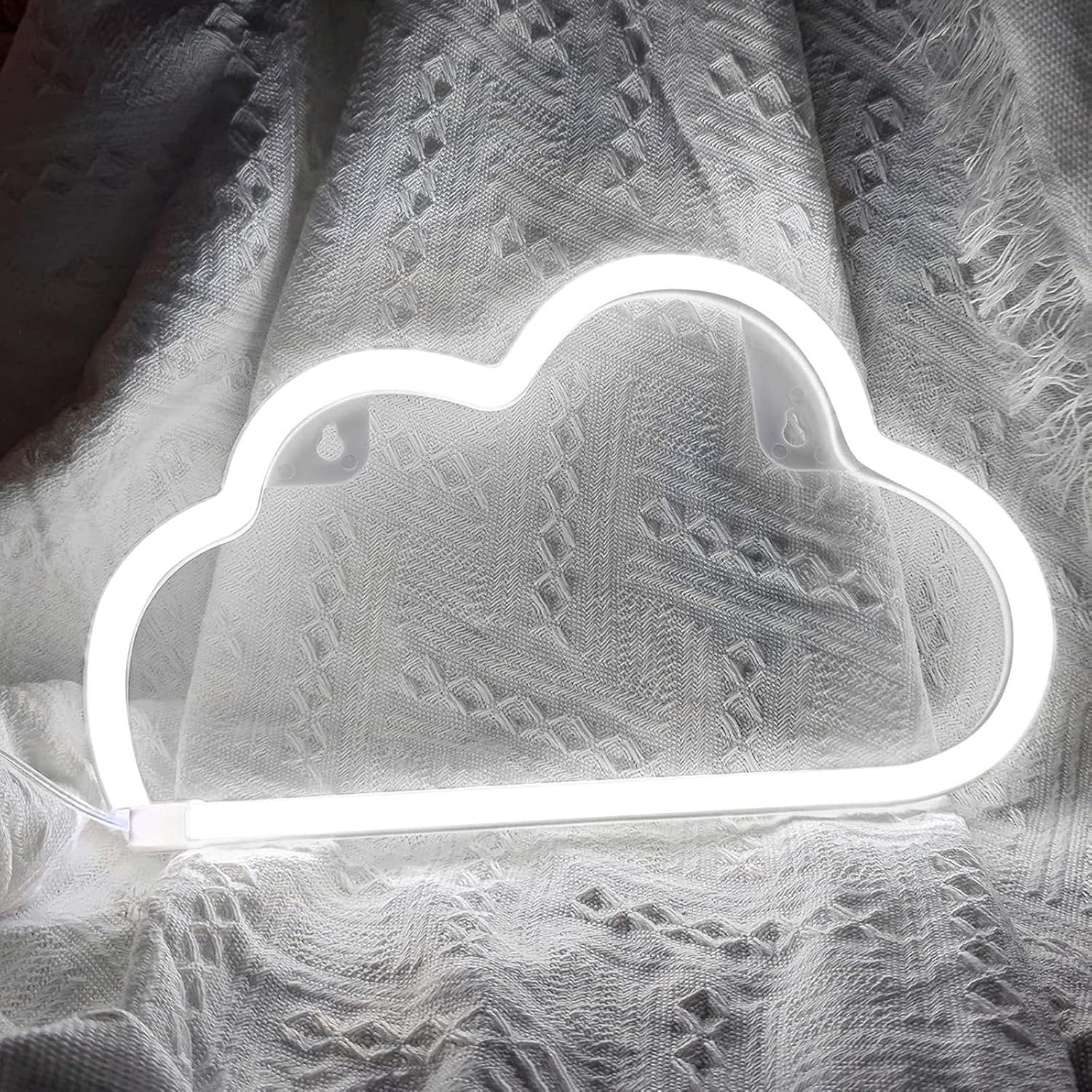 cloud-shaped flexible silicone led neon strip (11.6 x 7.4 inches)