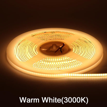 cob (chip-on-board) led technology with 400 leds/m density for dotless, uniform emission