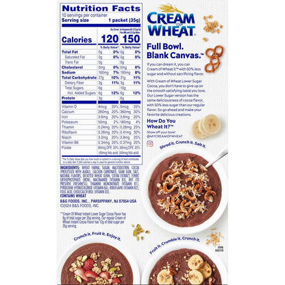cocoa flavor profile with 50% less sugar than standard