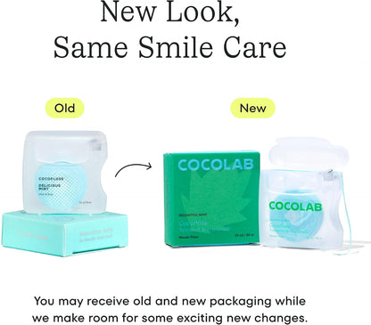 Cocofloss Expanding Woven Dental Floss by Cocolab – Mindful Evening Oral Care Ritual, Coconut Oil Infused for Gum Comfort