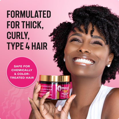 coconut and babassu oil blend to seal hydration and add radiant shine