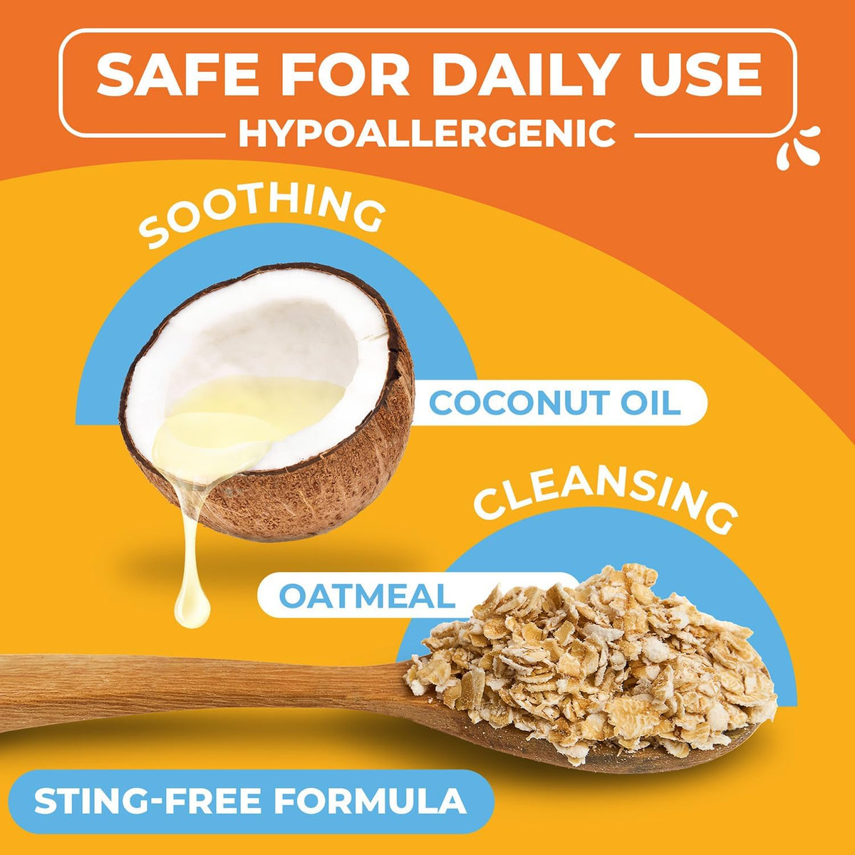 coconut-infused deodorizing formula that addresses odor at the source