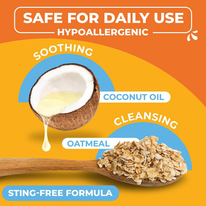 coconut-infused deodorizing formula that addresses odor at the source