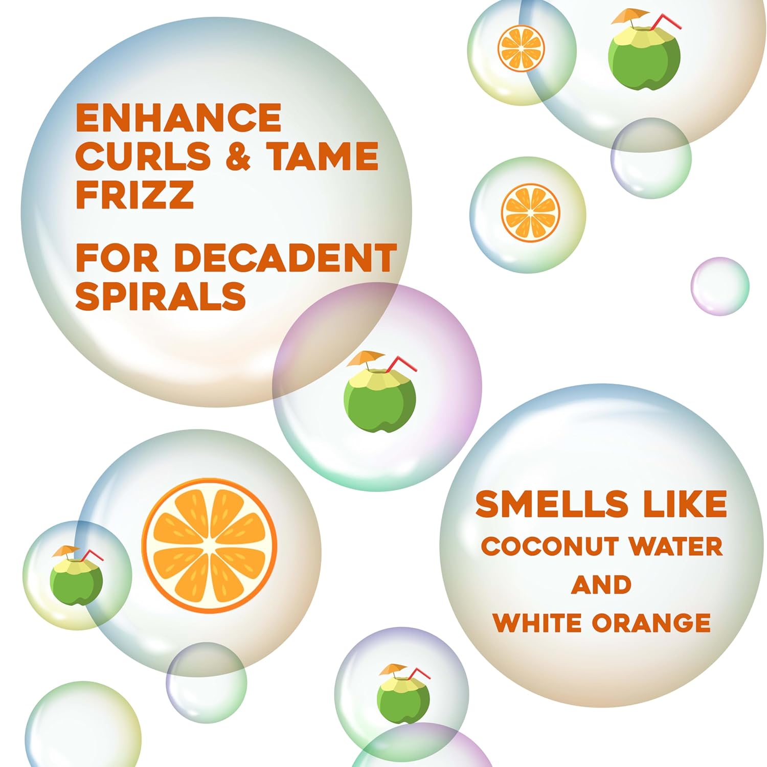 coconut oil blend to add luster and softness