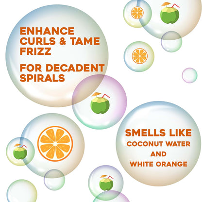 coconut oil blend to add luster and softness
