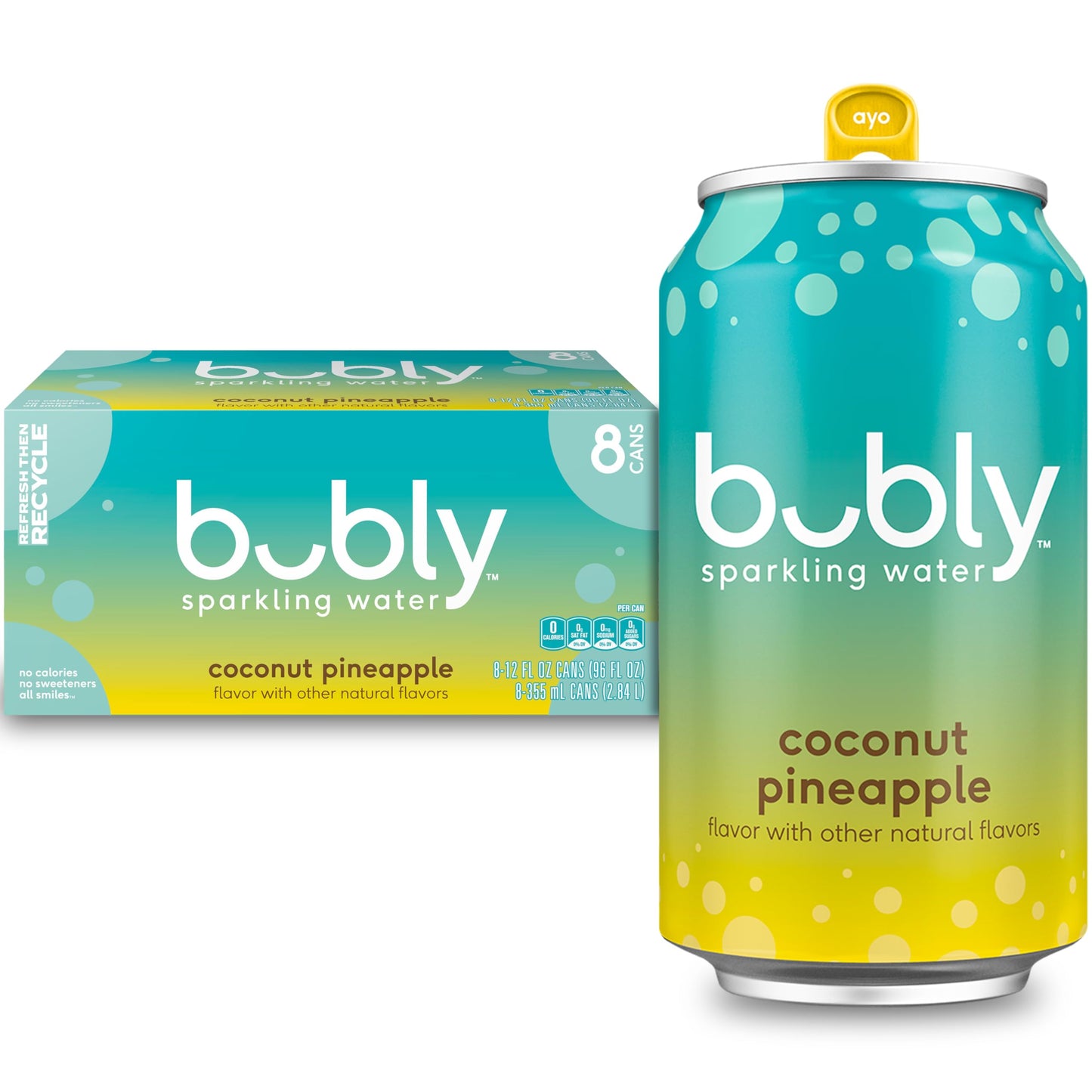 Coconut Pineapple - 12 Fl Oz (Pack of 8)