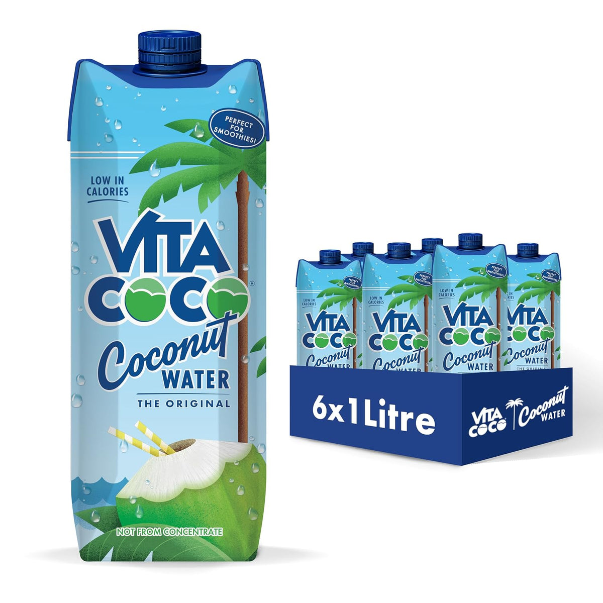 coconut water base fortified with vitamin c (ascorbic acid)