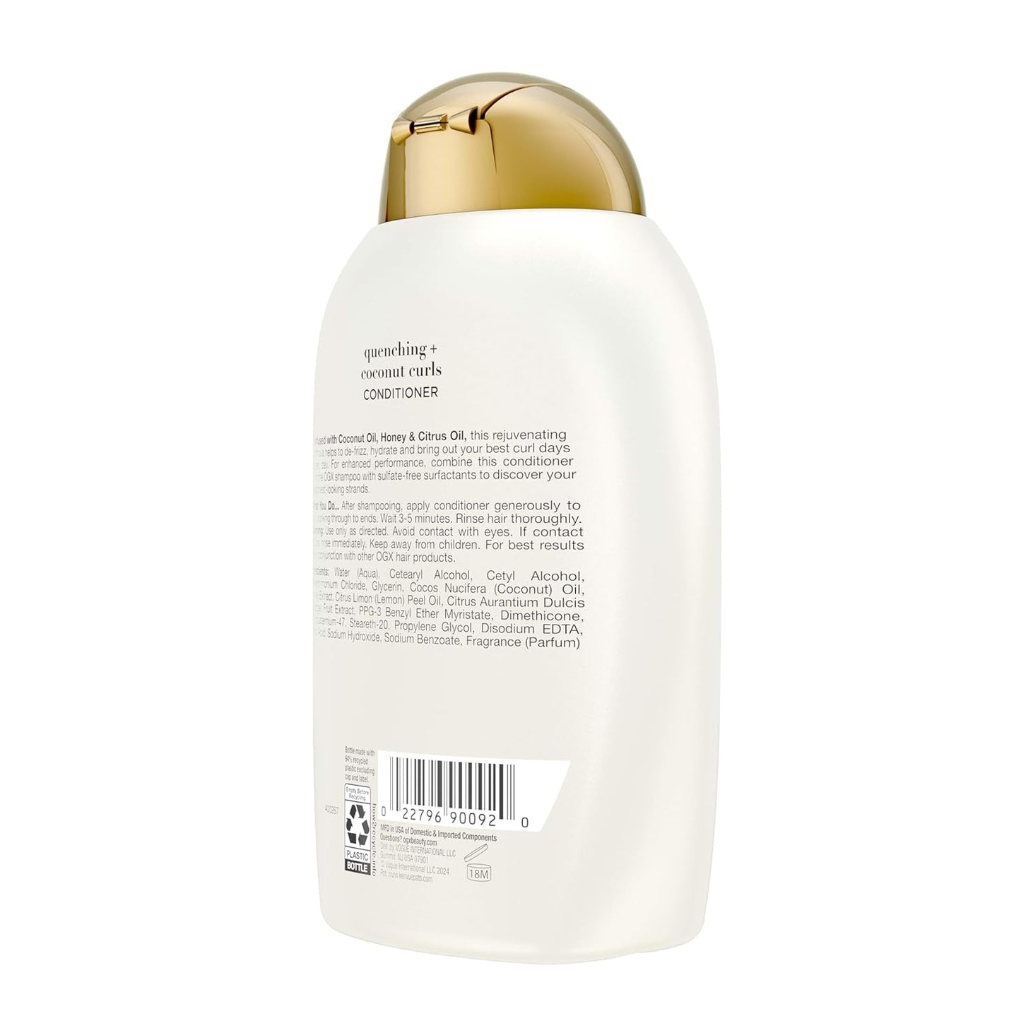coconut water, white orange, and tonka bean signature scent for a full sensory experience
