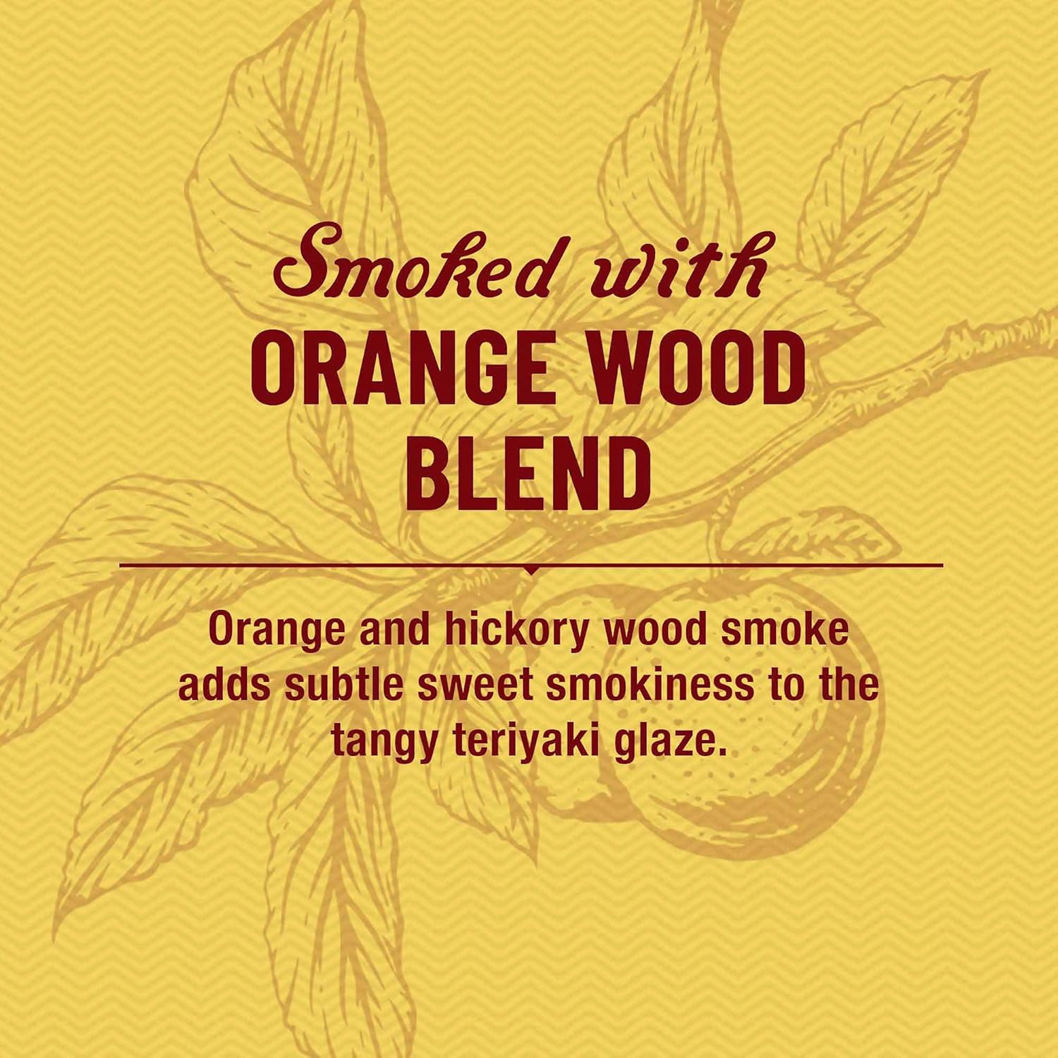 cold/hot smoked with hickory and orangewood woods