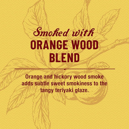 cold/hot smoked with hickory and orangewood woods