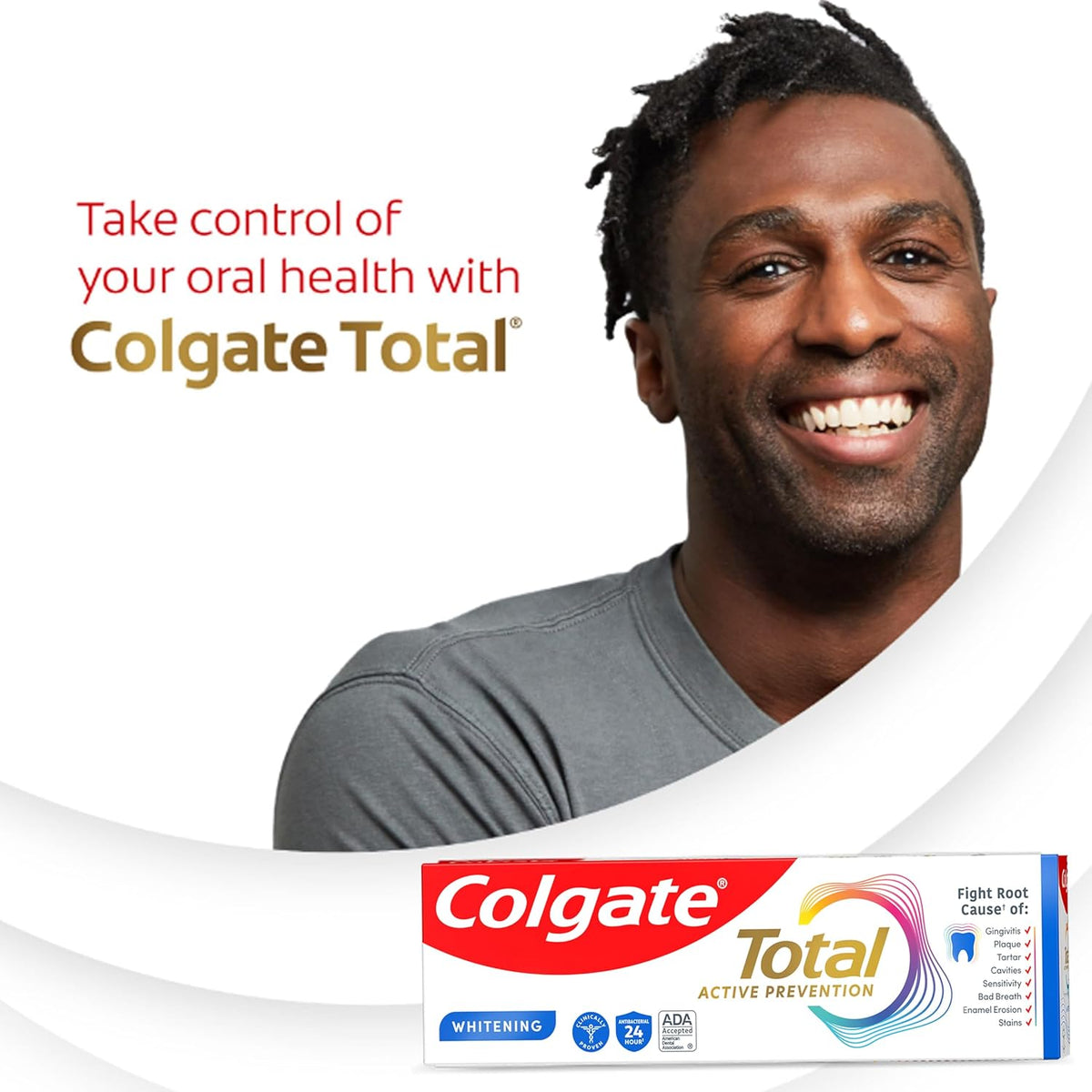 Colgate Total Advanced Formula Toothpaste 4-Pack – Elevated Dental Care with Stannous Fluoride