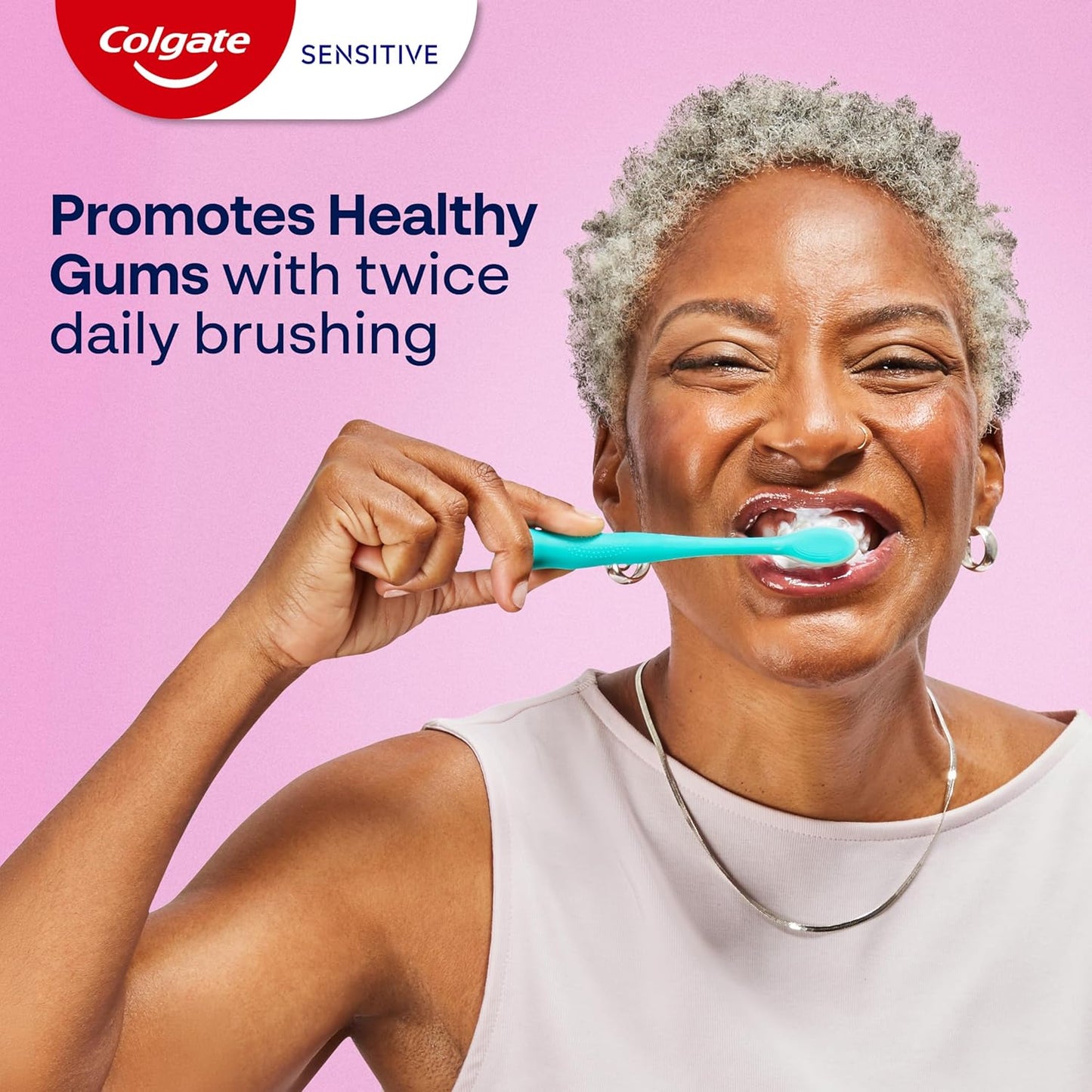 Colgate Whitening Toothpaste Sensitive Teeth – Sophisticated Fresh Mint Gel for the Master En-Suite with Lasting Sensitivity Relief