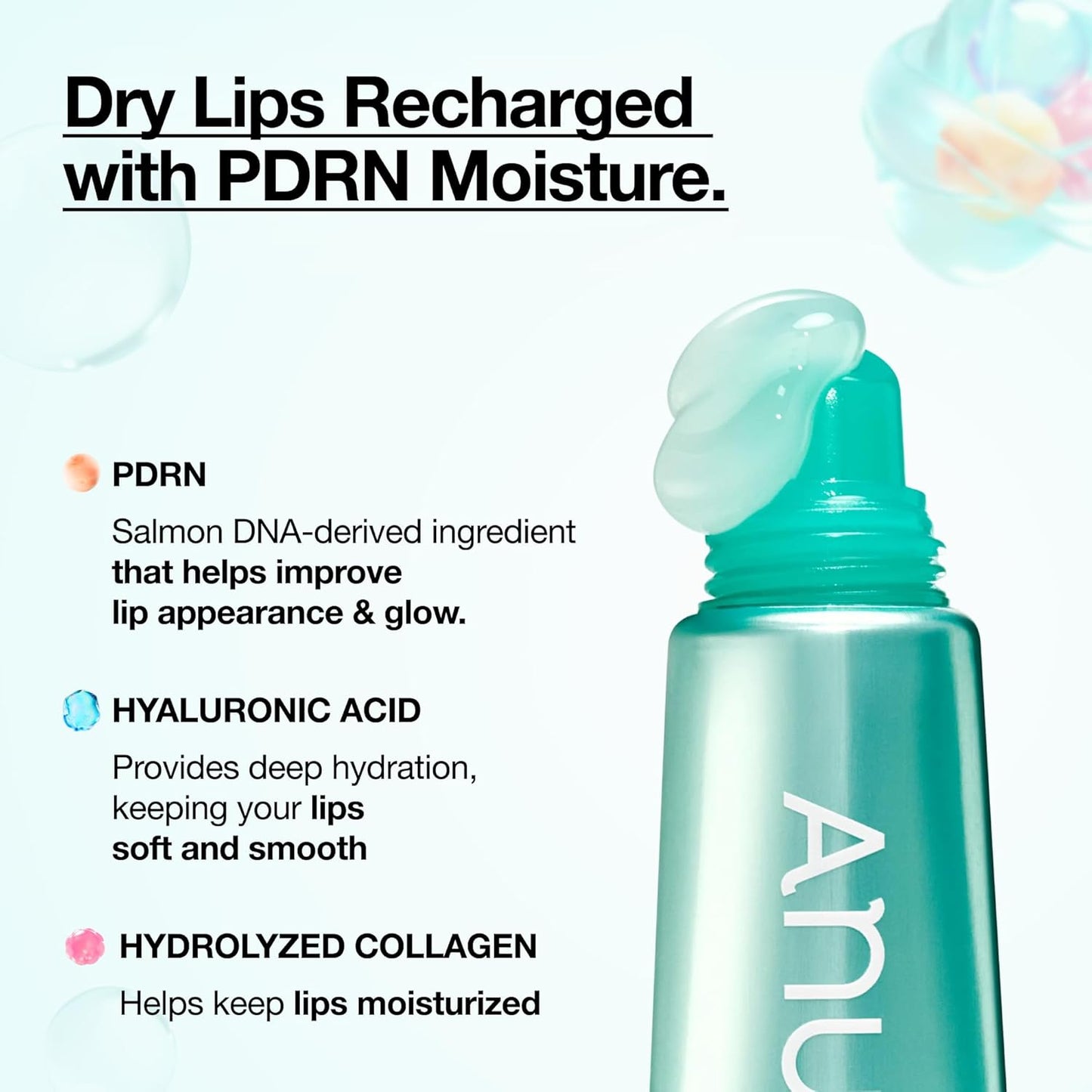 collagen to support smoother-looking lip texture