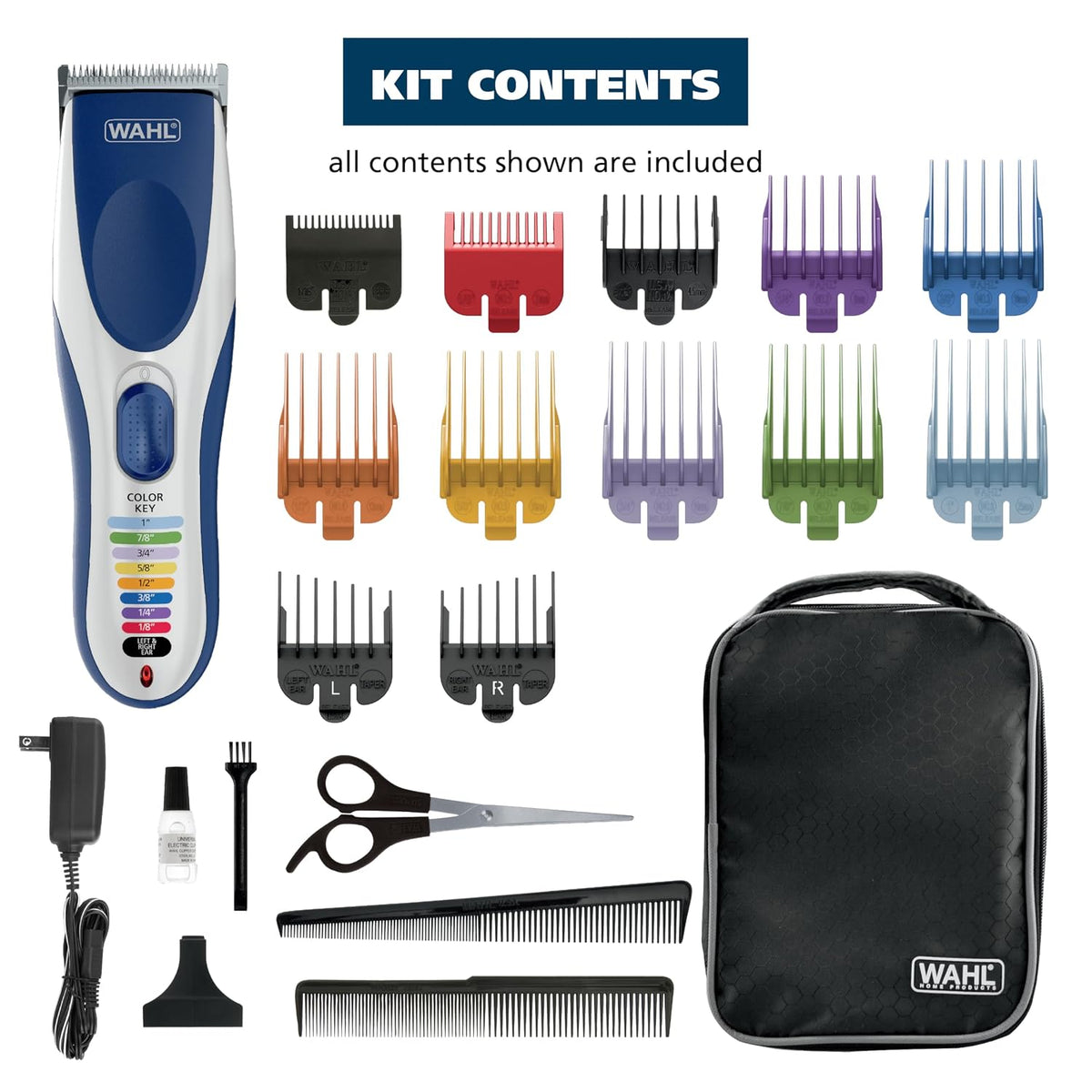 Wahl Color Pro Rinsable Blade Trimmer – Hygienic Multi-User Bathroom Grooming for Wellness Routines