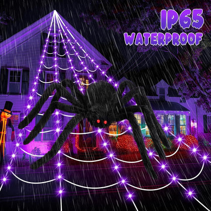 color variants available in purple and orange to match different halloween themes